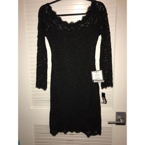 NWT Black Lace Bodycon Dress